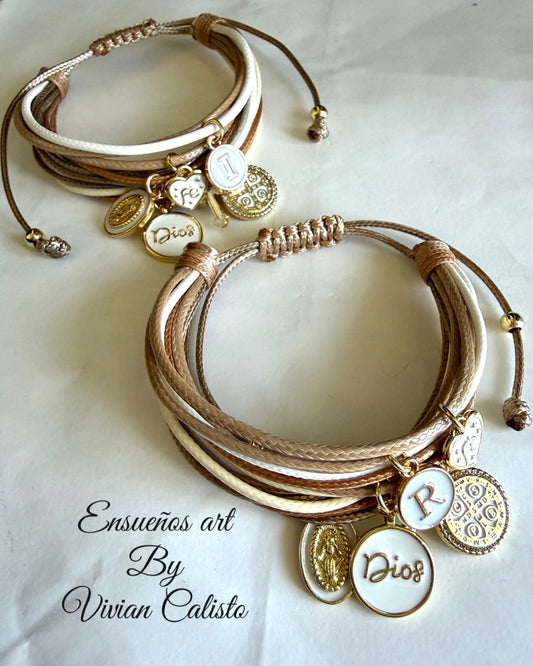 Pamela Cream — Adjustable Bracelet