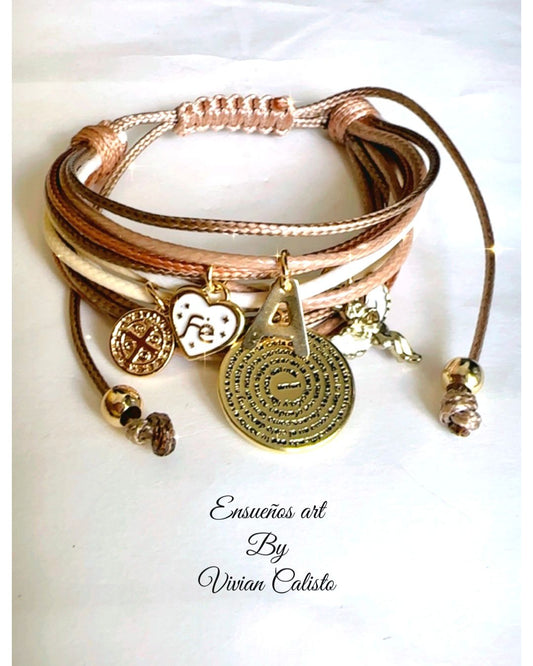 Pamela Cream — Adjustable Bracelet