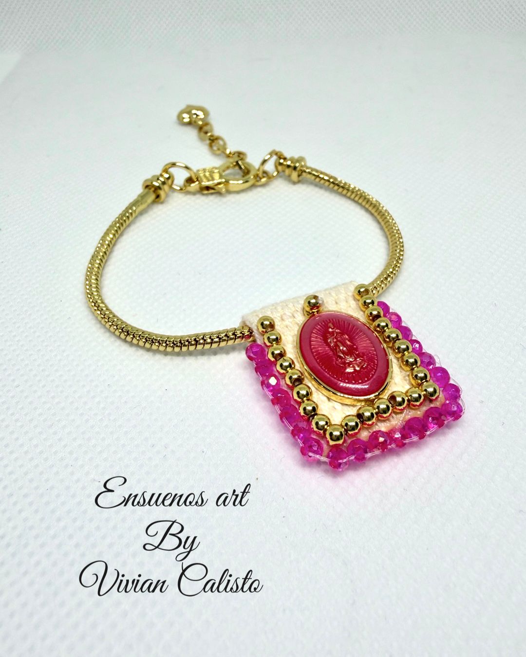 Virgen de Guadalupe — Pulsera escapulario