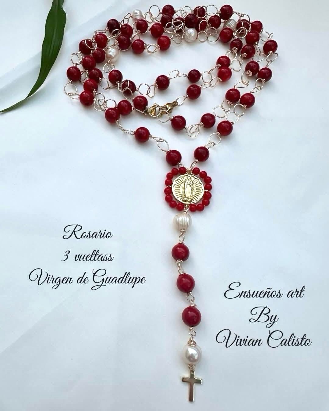 Rosary 3 Vueltas — Turquesa