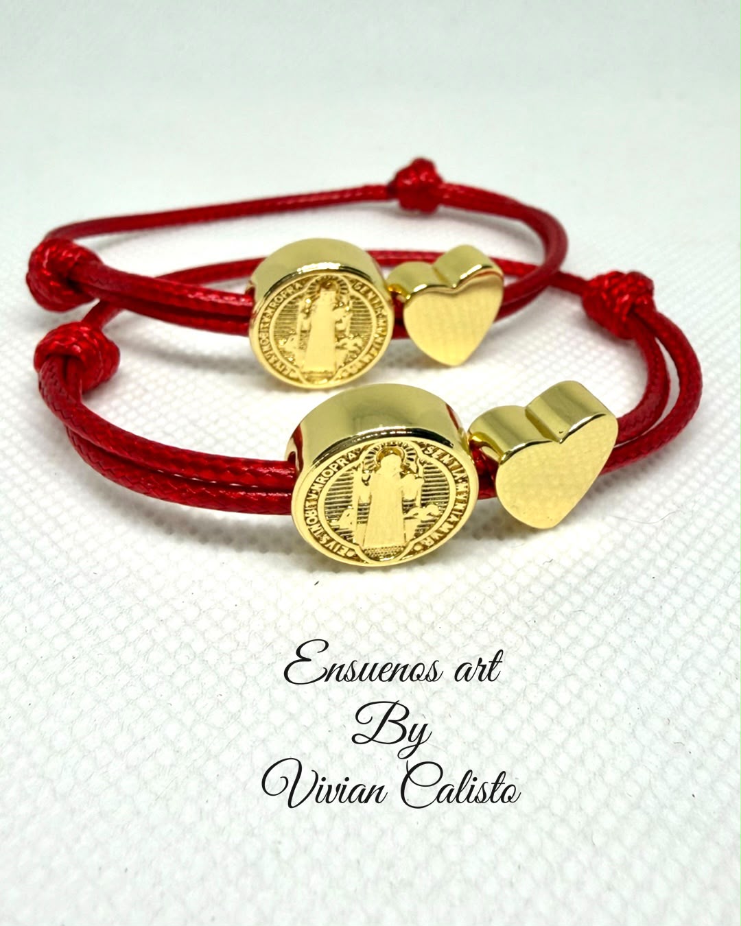 San Benito Corazón — Pulsera Ajustable