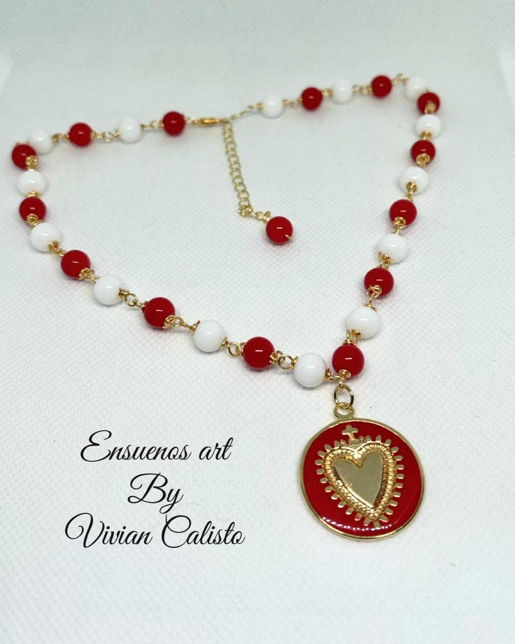 San Miguel Arcángel — Collar de Ágatas