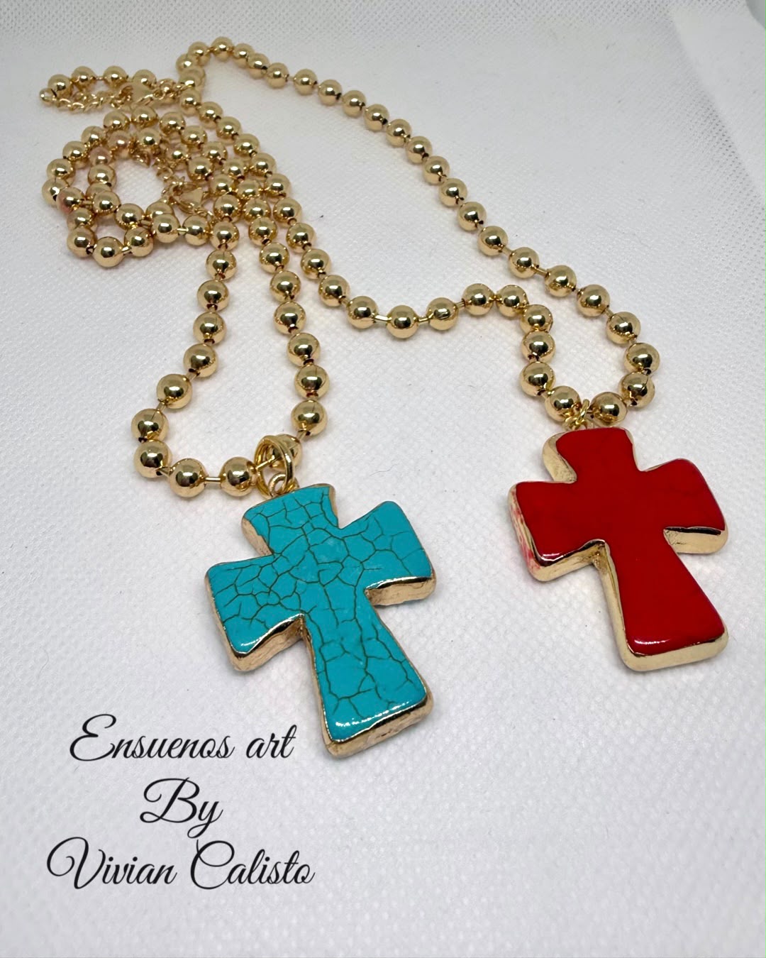 Corazón Turquesa — Collar Ajustable