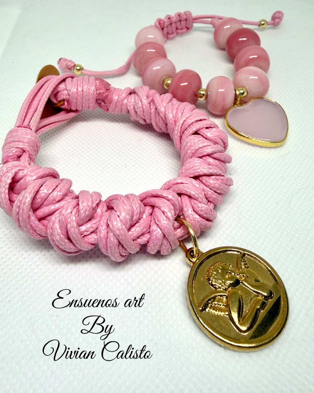 Rosa Rosa — Juego de pulseras